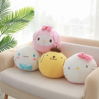 Hello Kitty、美樂蒂、大耳狗、布丁狗羽絨棉小抱枕靠墊毛絨娃娃