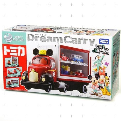 日本超人氣 Tomica Disney Dream Carry 多美迪士尼夢幻貨櫃車(可裝8台多美小車)