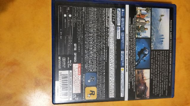 PS4 ps4 GTA V 俠盜獵車手5（中文版）