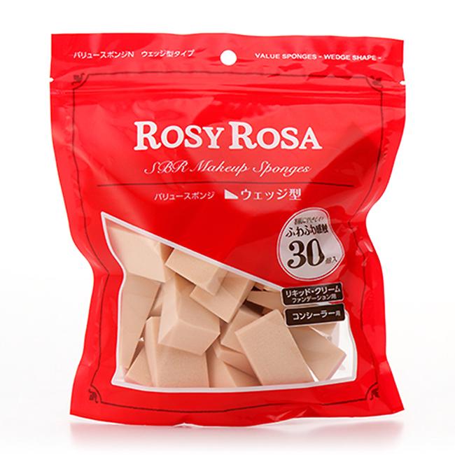 ROSY ROSA 粉底液粉撲三角形 30個入