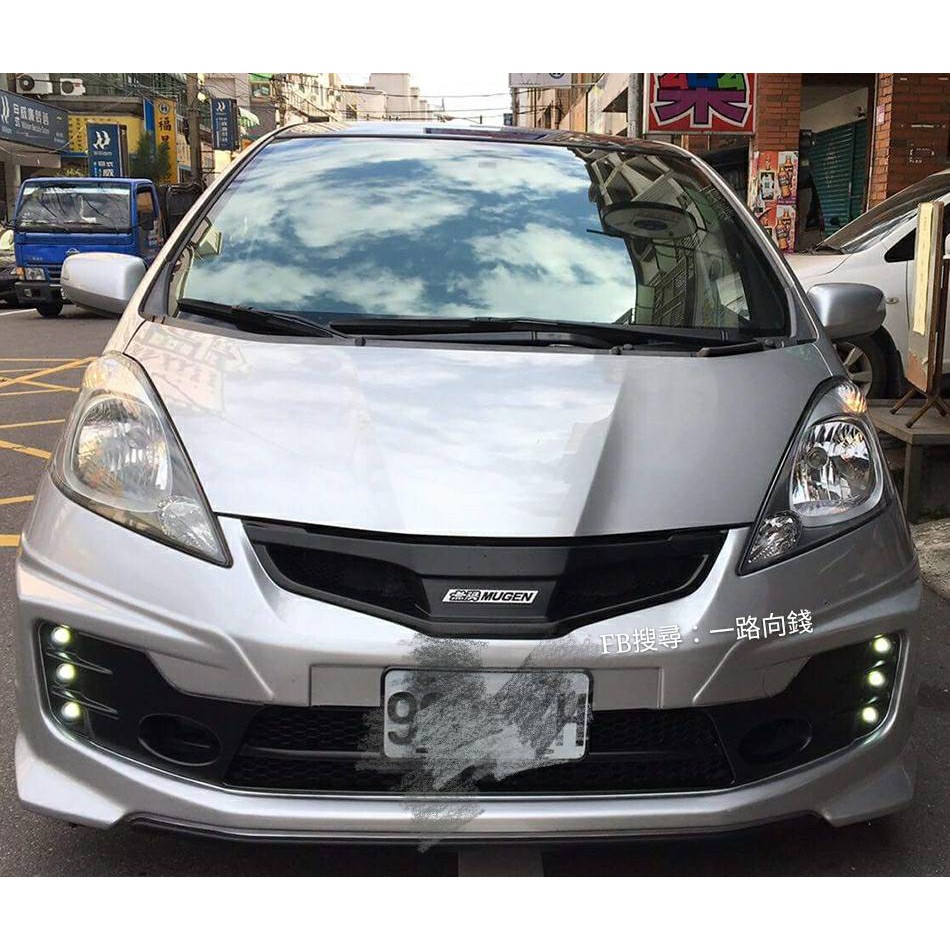 Honda Fit 無限mugen Rs 大包側裙後保桿含led 煞車燈空力套件08 14 皆可裝 蝦皮購物