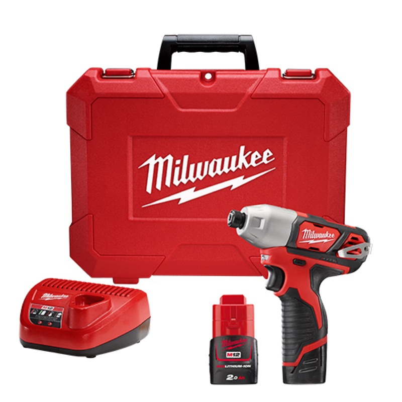 [進化吧工具屋］*美國 Milwaukee 米沃奇 M12BID-202C 12V鋰電衝擊起子機