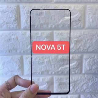 華為 Nova 5T 鋼化玻璃防刮玻璃螢幕保護膜鋼化玻璃 Honor 20 Nova5T