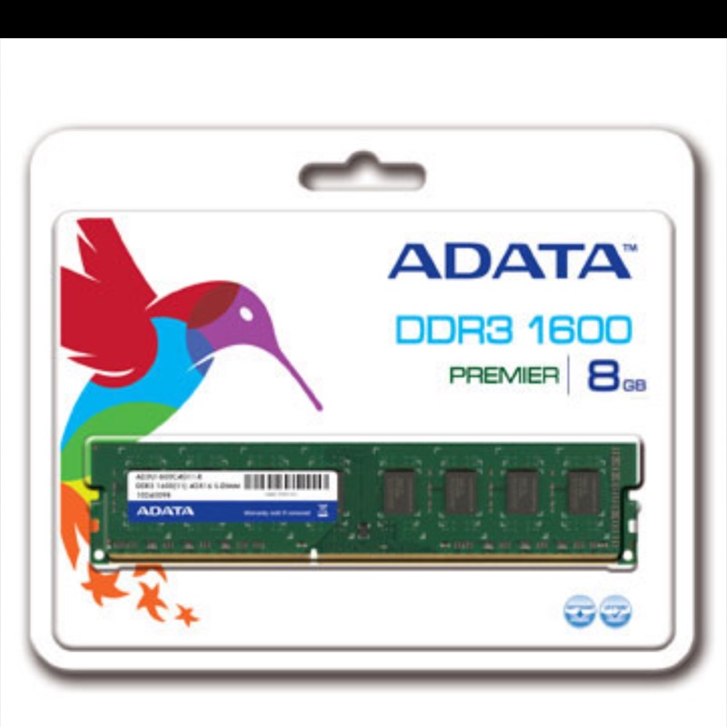 ADATA 威剛 DDR3  8G  1600