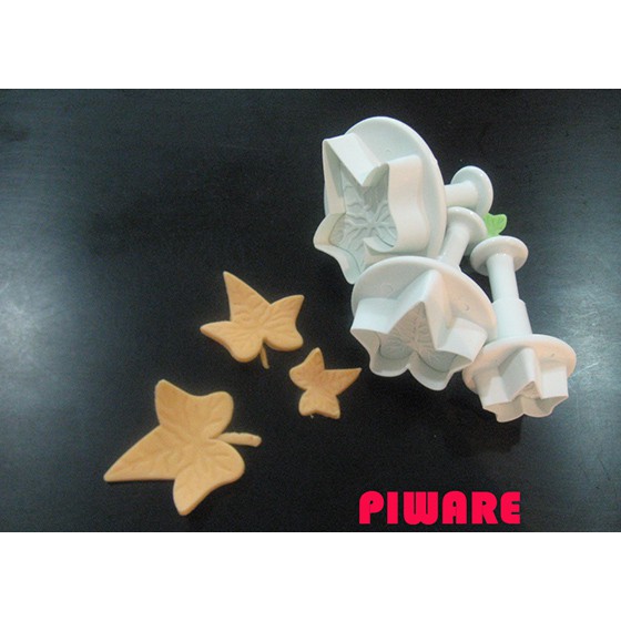 【PIWARE 派威爾】楓葉 三件套翻糖模 餅乾壓模 吐司模 黏土工具 烘焙工具 烘焙用品