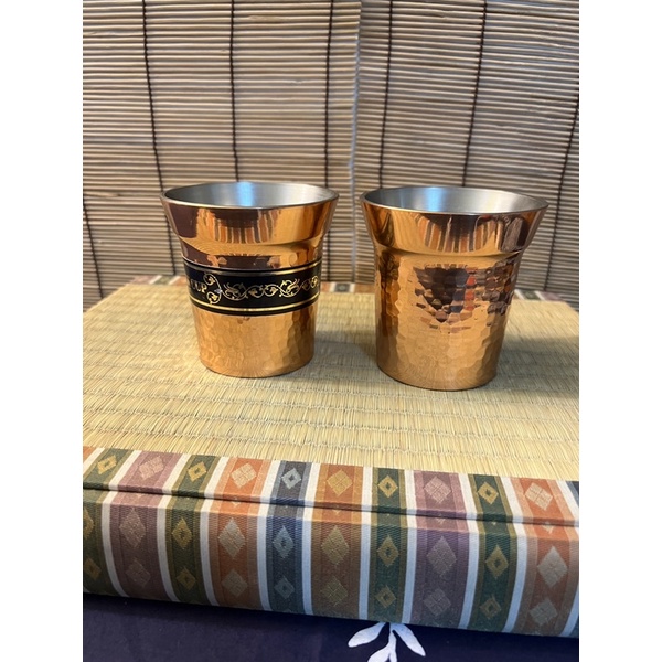 日本🇯🇵SHIMSMOTO島本工廠錘紋純銅杯
