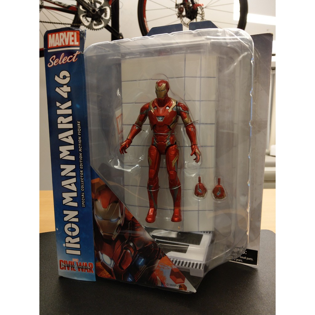 Marvel Select 漫威7吋 美國隊長3 英雄內戰  鋼鐵人 馬克46 Iron Man MK46 MARK46