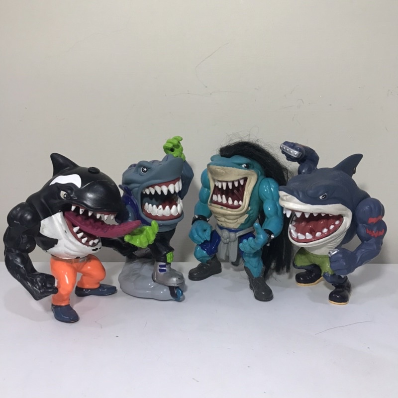 鯊魚俠 Street Sharks 第三代 3款合售(二手)
