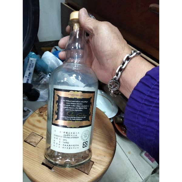 格蘭高登威士忌 200週年紀念酒空酒瓶空瓶子裝酒瓶泡酒瓶