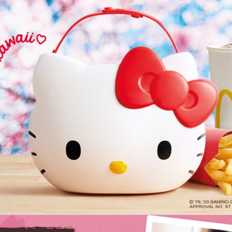 Hello kitty 置物籃  麥當勞