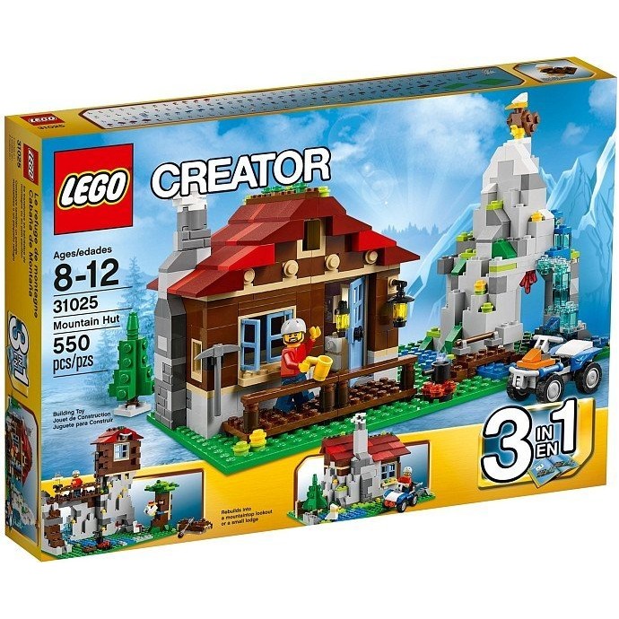 【積木樂園】樂高 LEGO 31025 創意系列 山林小屋 Mountain Hut