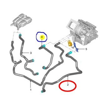 Focus mk2 mk3【原廠 熱風箱熱水管 含轉接頭】熱水箱水管 防火牆水管 MK2.5 MK3.5 JC原廠貨