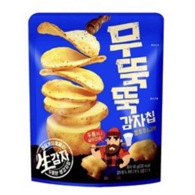 韓國🇰🇷直送 Orion好麗友 厚切洋芋片(124g) 椒鹽味 韓國代購 韓國零食
