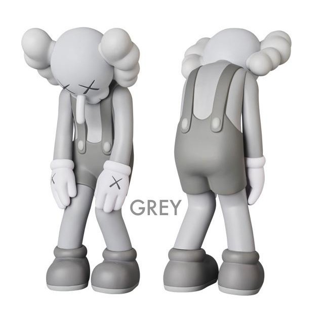 ㋡【KAWS】SMALL LIE GRAY 灰色 小謊言 設計師 2017 搪膠雕塑 公仔 擺飾 限量 現貨 XX 全新