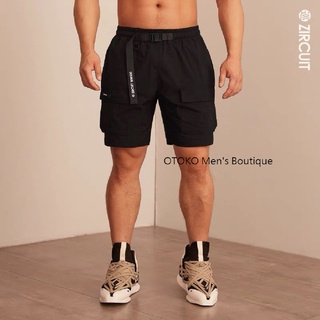 【OTOKO Men's Boutique】巡:運動造型工作風短褲／黑色／工作褲／運動褲(台灣獨家代理)
