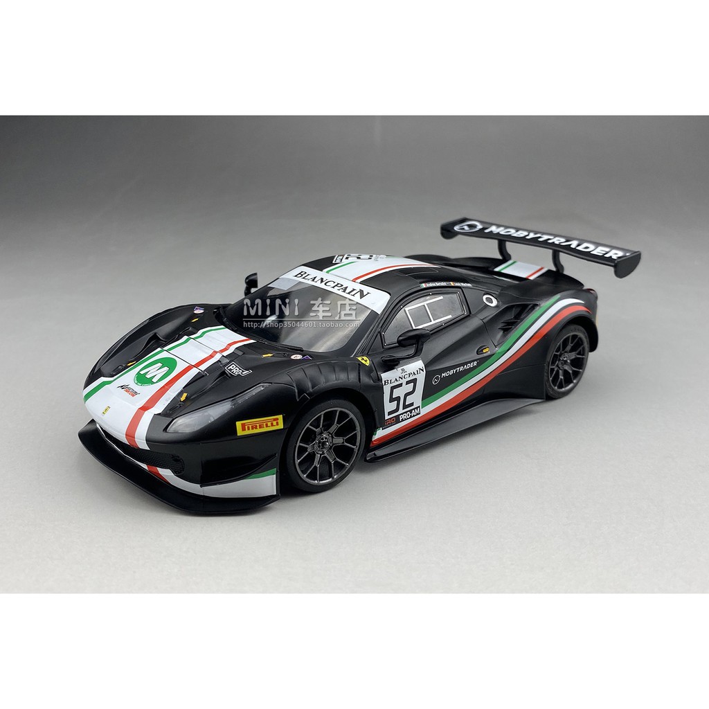 亞丁RC GL Racing RC遙控車MINI-Z車殼法拉利Ferrari 488- GT3(黑)