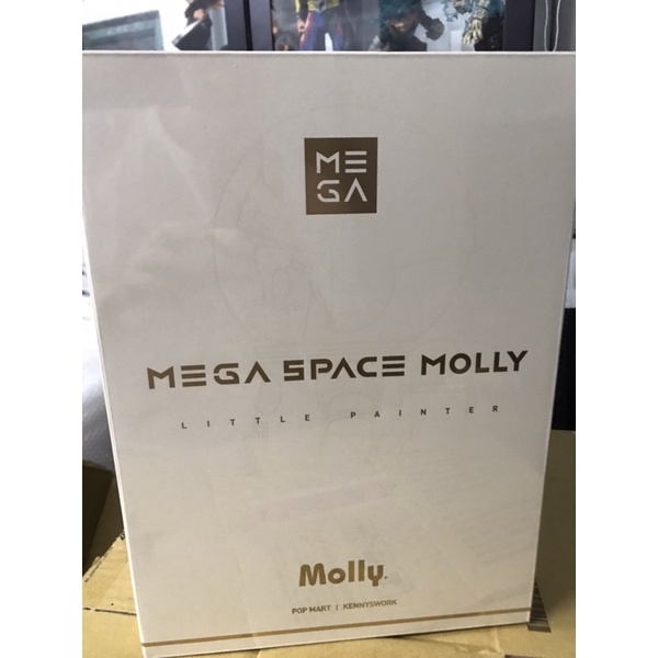 （現貨全新未拆）400% molly 小畫家 MEGA珍藏系列400%SPACE MOLLY小畫家 POP MART