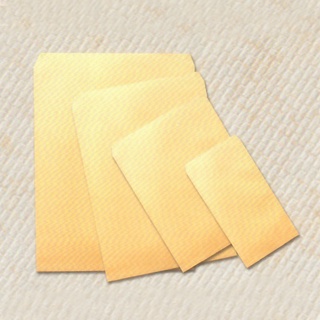 【15K 純黃牛皮空白信封_30000_，一包100入】103*223mm，黃牛皮信封袋.牛皮紙袋系列