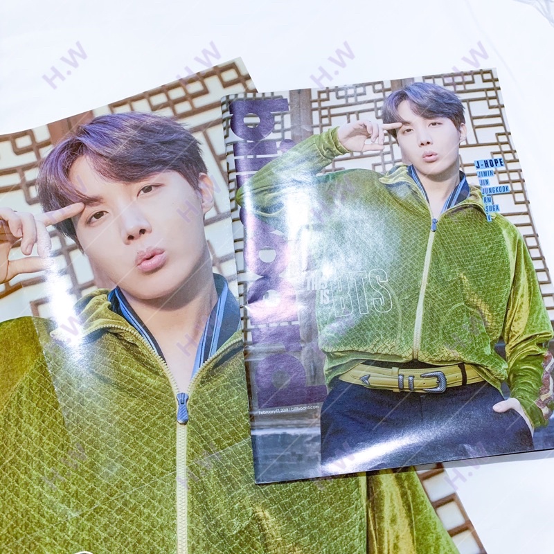 現貨💜BTS 雜誌 billboard 號錫 JHOPE 海報 防彈 周邊 防彈少年團