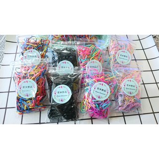 ［加厚款］一次性彩色橡皮筋-大條(袋裝)
