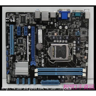 超貿2手資訊 華碩 P8H61-M/BM6620-8/DP_MB/DDR3/SATA/PCI-E/1155-保固1個月