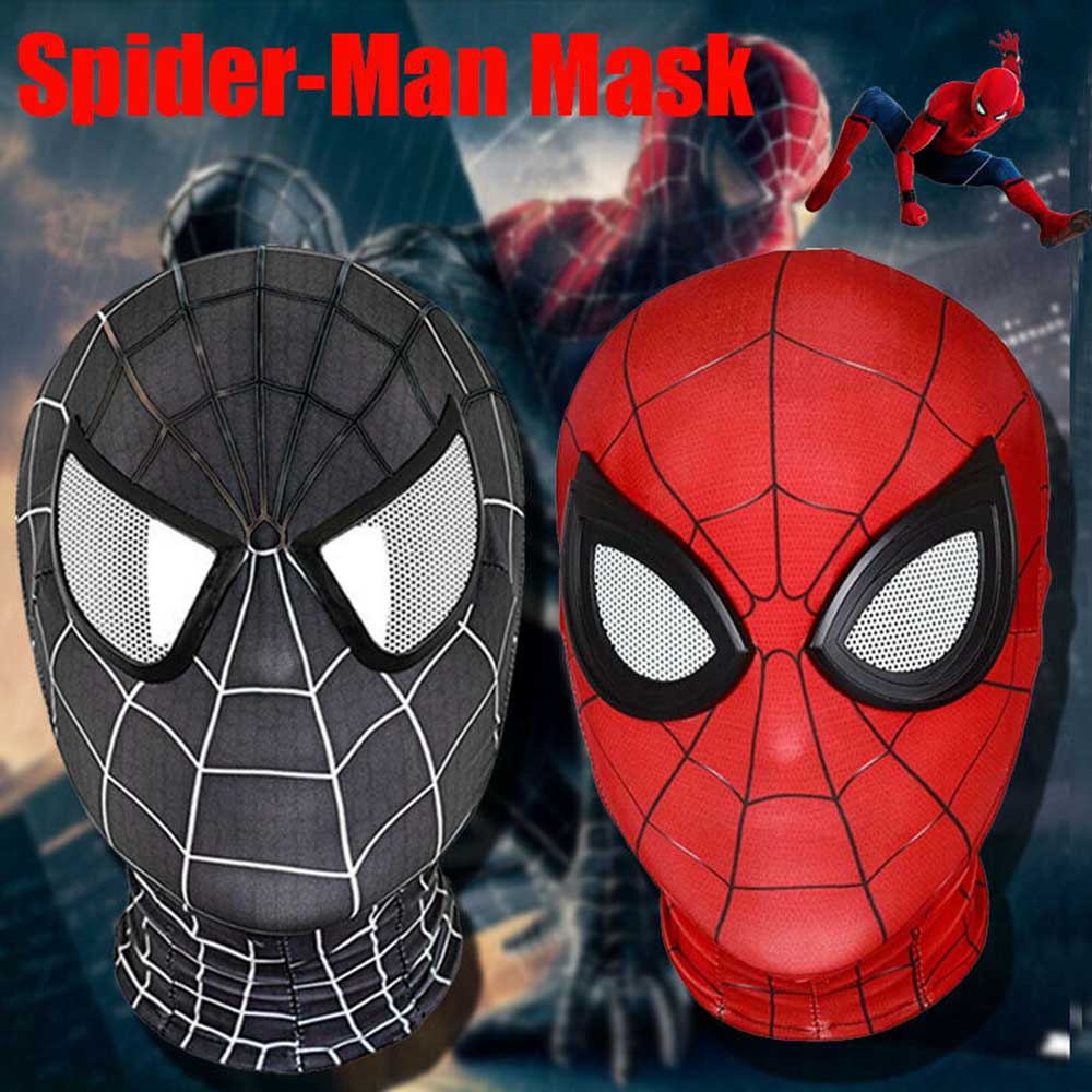 蜘蛛俠頭套面具復仇者聯盟超級英雄萬聖節角色扮演服裝道具面具