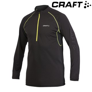 【臺灣黑熊】瑞典 CRAFT Prime Craft Ls Tee 長袖拉鍊立領中層衣 長袖排汗衫 1902495 /男