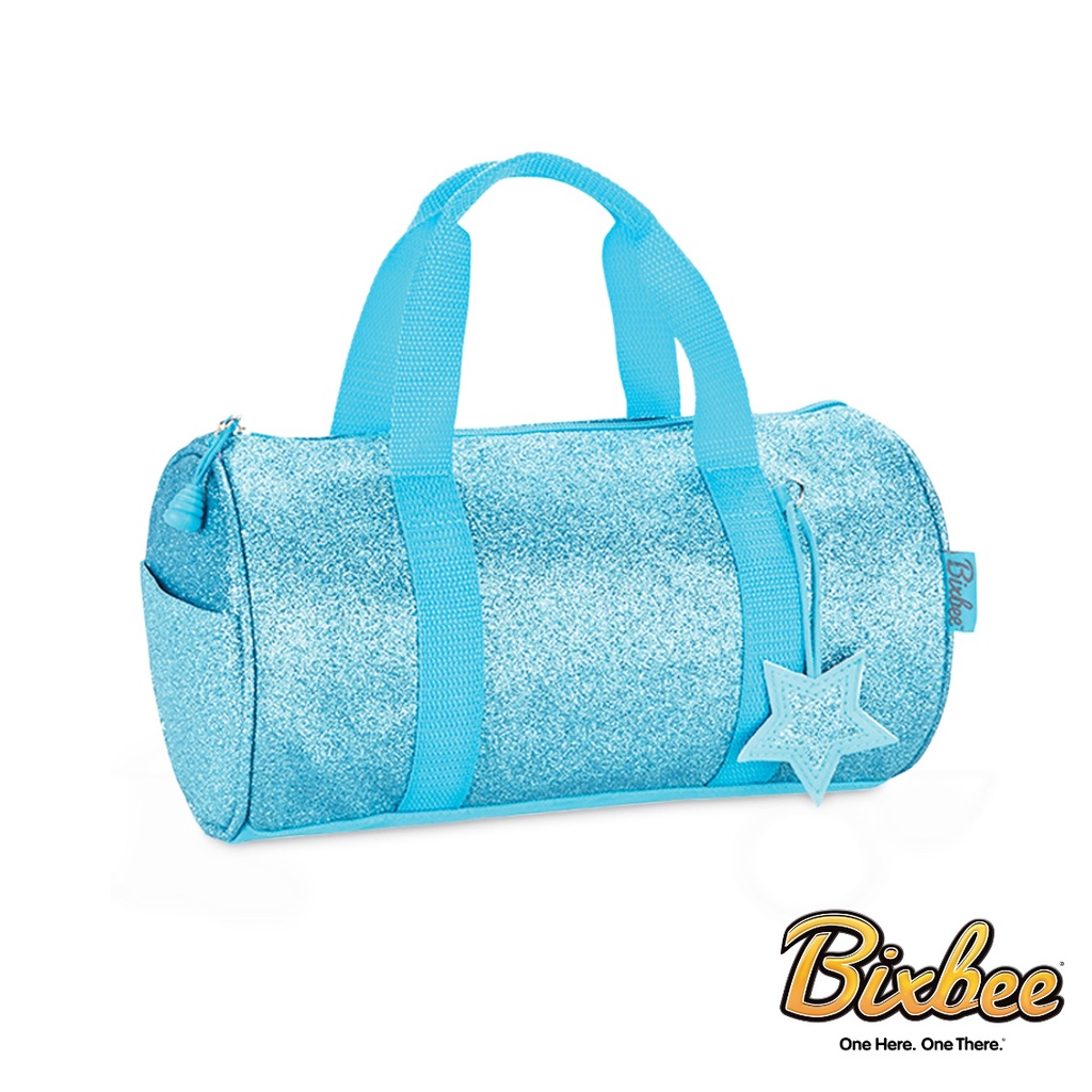 Bixbee閃采系列-冰雪藍圓筒小提袋
