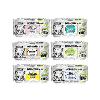 ★Petshop寵物網★Absorb Plus 寵物抗菌濕紙巾 (80入)6種香味