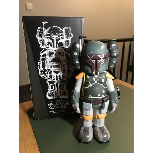 星際大戰BFF Boba Fett 新品kaws公仔玩偶Star Wars 26cm