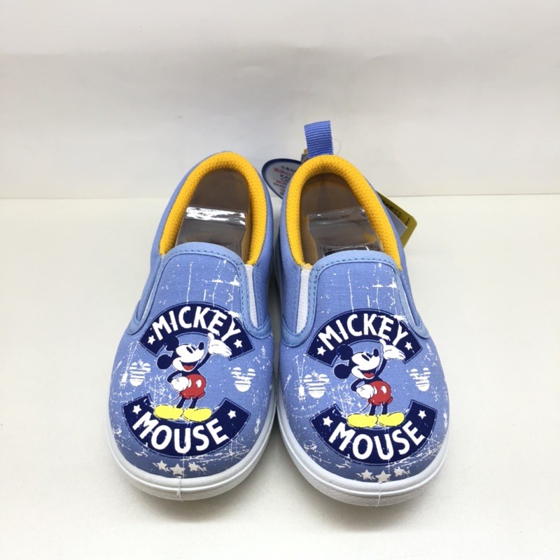 零碼出清 Disney 迪士尼 Mickey 米奇 週年紀念款 男童 休閒鞋 懶人鞋 布鞋 童鞋 兒童 台灣製