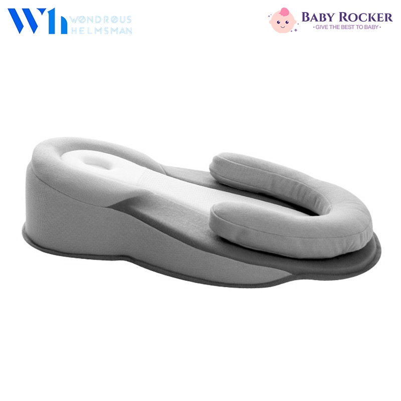 『W.H』Baby Rocker 15°斜面設計 嬰兒防吐奶斜坡枕 緩解吐奶 散熱透氣 防吐奶枕 嬰兒枕 定型枕 防吐奶