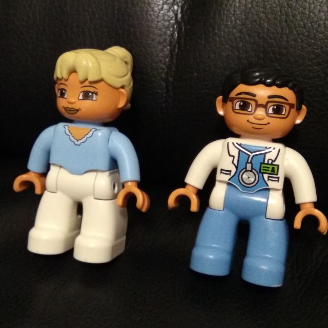 [二手] 樂高 得寶 lego duplo  護士與醫生 人偶
