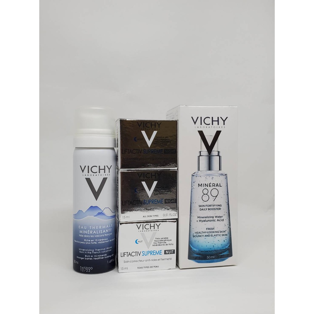 VICHY 薇姿   M89  火山能量微精華 50ML&amp;75ML  能量再生5件組 台灣萊雅公司貨  2023效期