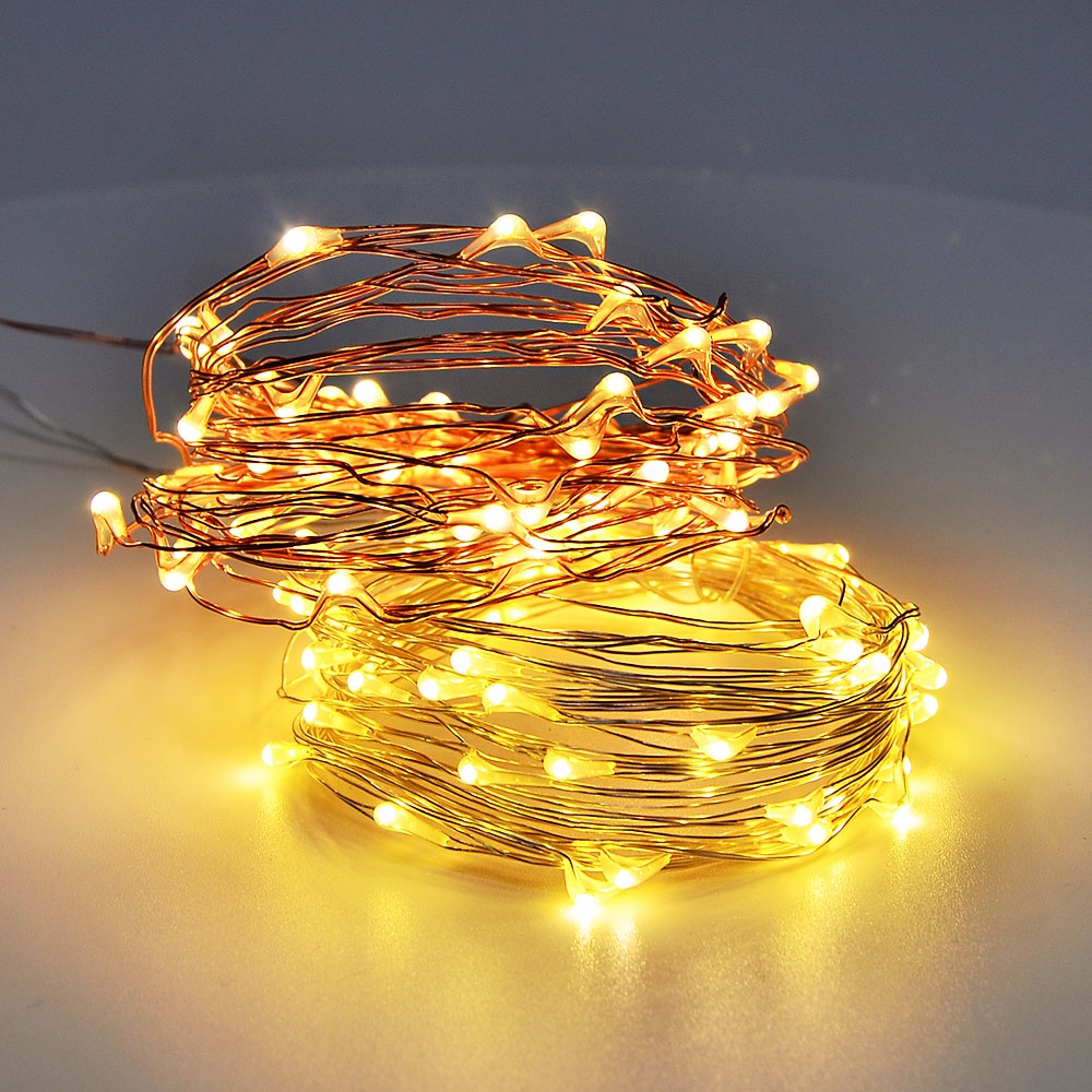 【DREAM LIGHTS】❆聖誕燈飾|燈串❆浪漫簡約LED小夜燈 USB/8段功能 暖光色 10米/5米