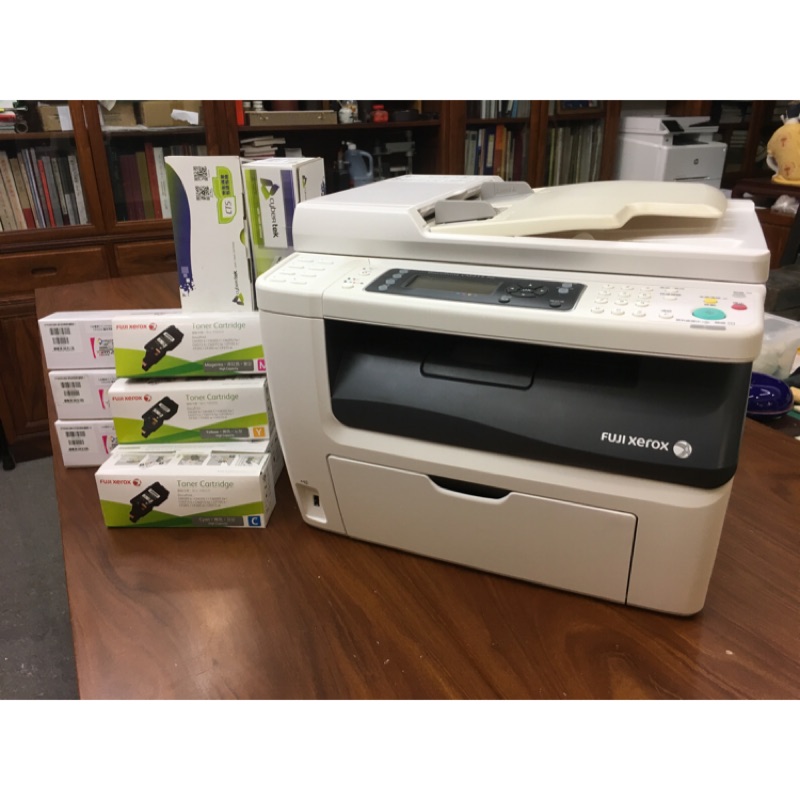 FujiXerox DocuPrint CM215fw 二手中古機 富士全祿 彩雷事務機 cm225fw cp225w