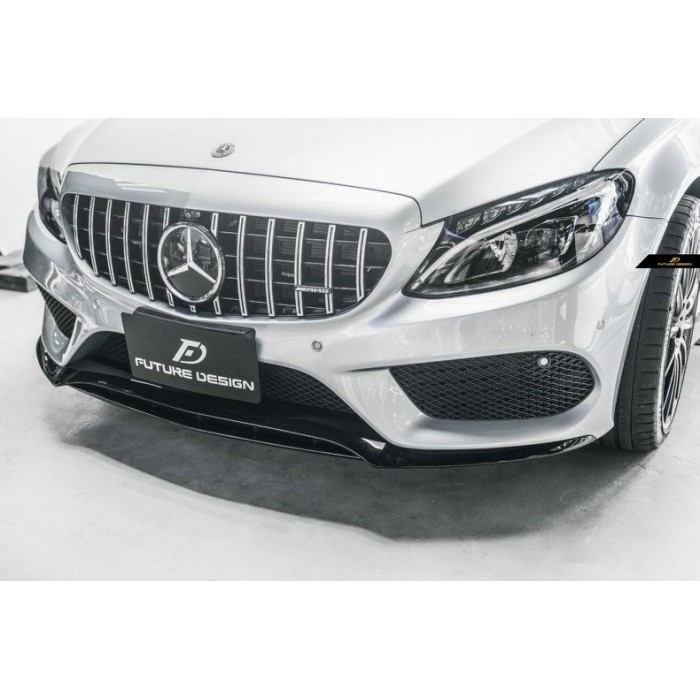 【政銓企業】賓士 BENZ W205 AMG 專用 ED1 亮黑 前下巴 原廠亮黑材質 免費安裝 現貨 C43