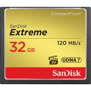 『儲存玩家』SanDisk Extreme CF 32GB 32G 記憶卡 讀 120M 寫85M 含稅 開發票