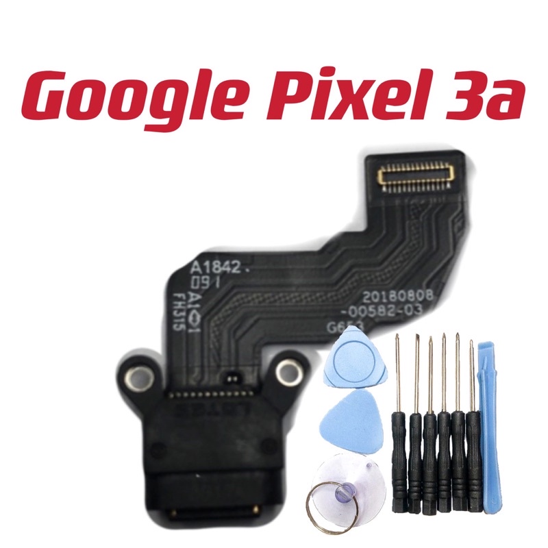 送10件工具組 原廠尾插排線 Google Pixel 3a Pixel3a 充電座 充電孔 現貨