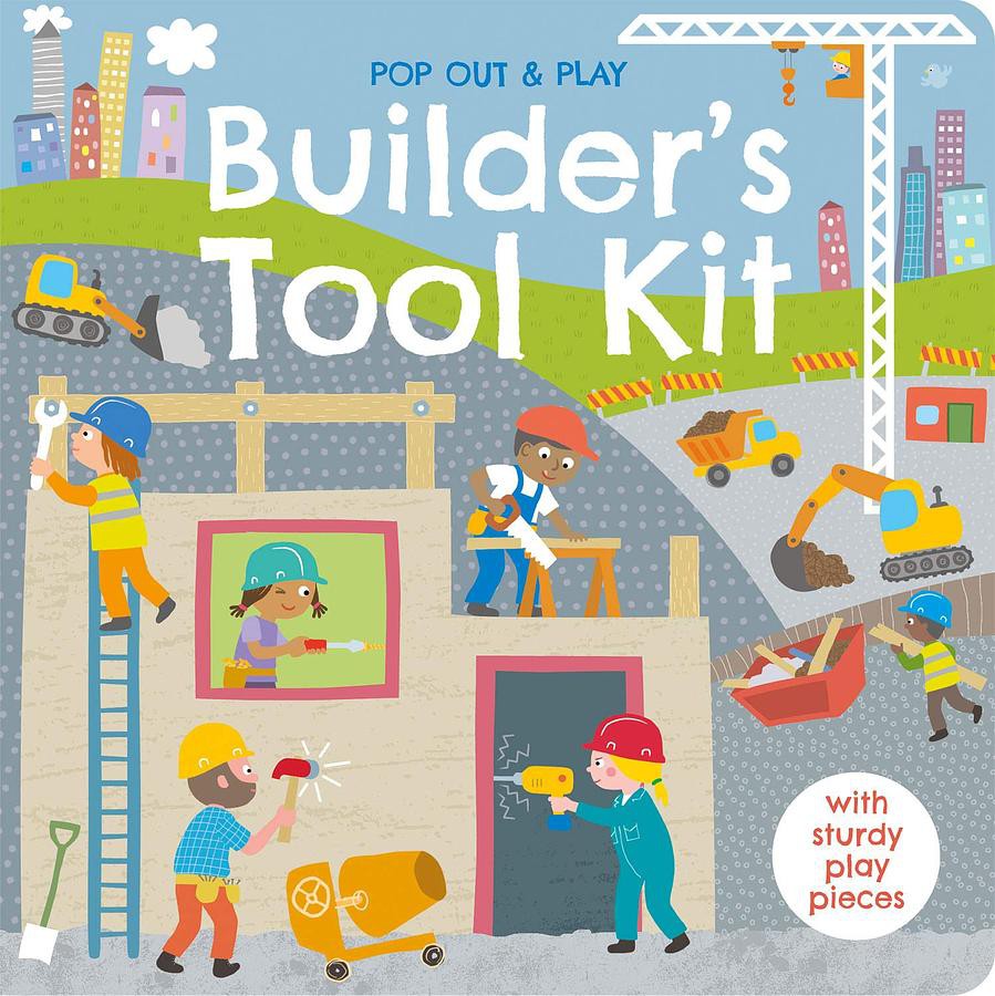 Pop Out＆Play：Builder’s Tool Kit 建築師的工具遊戲拼圖書（外文書）