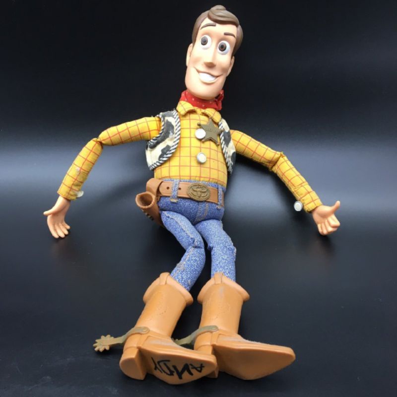 C.M.F@ 1998年 PIXAR 玩具總動員 ANDY  安迪 WOODY 大型發聲 17" 胡迪迪士尼公仔娃娃