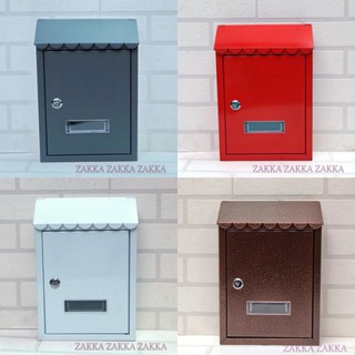 [HOME] 信箱 4款 花邊信箱 超取限3件 臺灣現貨 屋簷信箱 白色紅色黑色銅咖色郵箱郵筒 信件箱 意見箱 耐候性佳