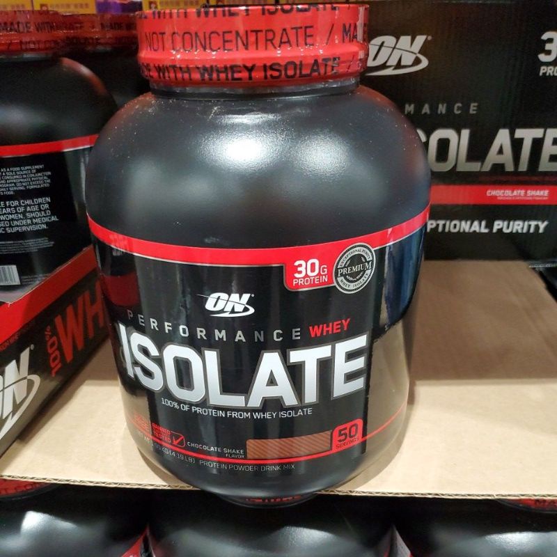 Optimum Nutrition 分離乳清蛋白粉 巧克力奶昔#Costco好市多1.9公斤#1019492