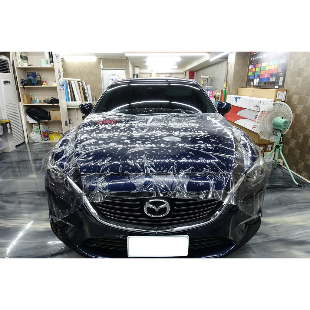 馬自達mazda6 全車犀牛皮全車包膜全車貼膜全車改色車頭犀牛皮引擎蓋貼膜汽車貼膜suntek 3m 蝦皮購物