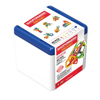 【magformers】磁性建構片 藍桶40pcs