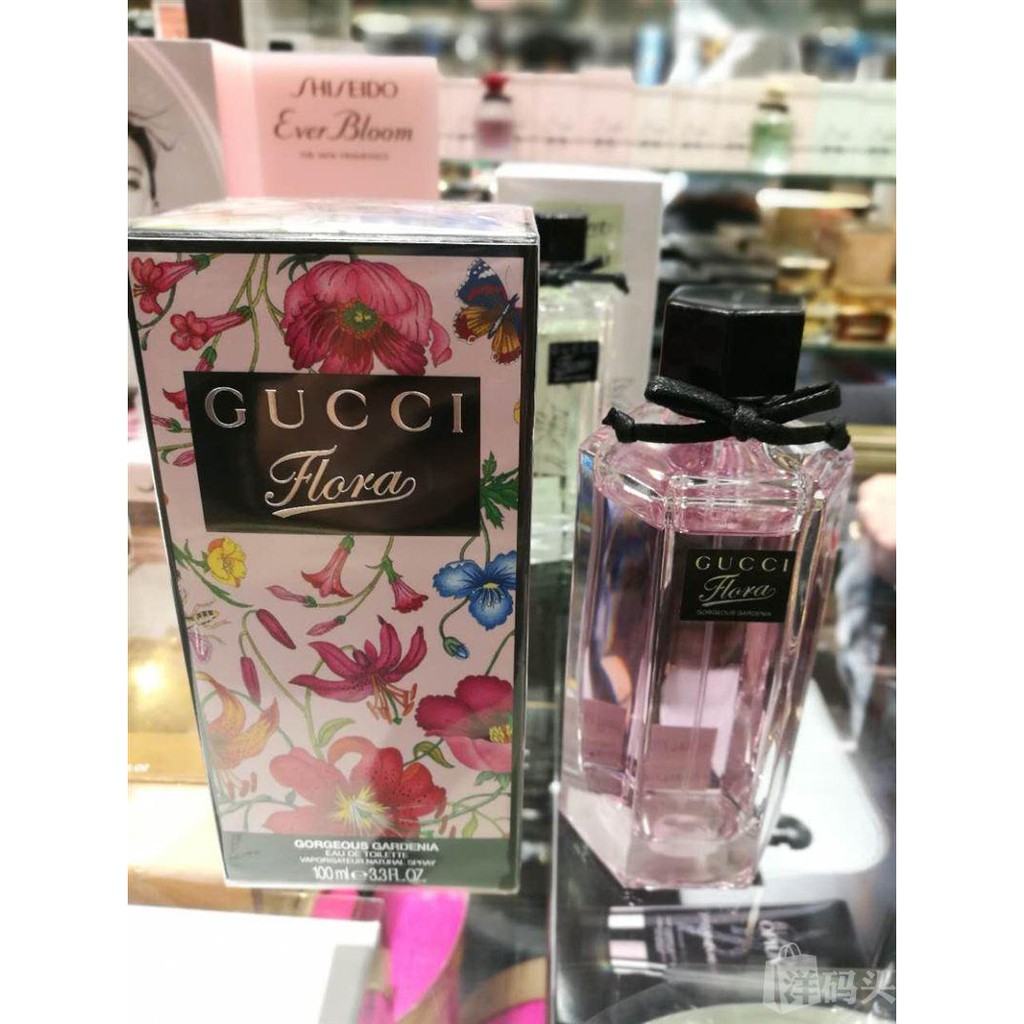 購物指南 現貨特價 三色花園香氛gucci Flora 花之舞系列 絢麗梔子花女士香水100ml 蝦皮購物
