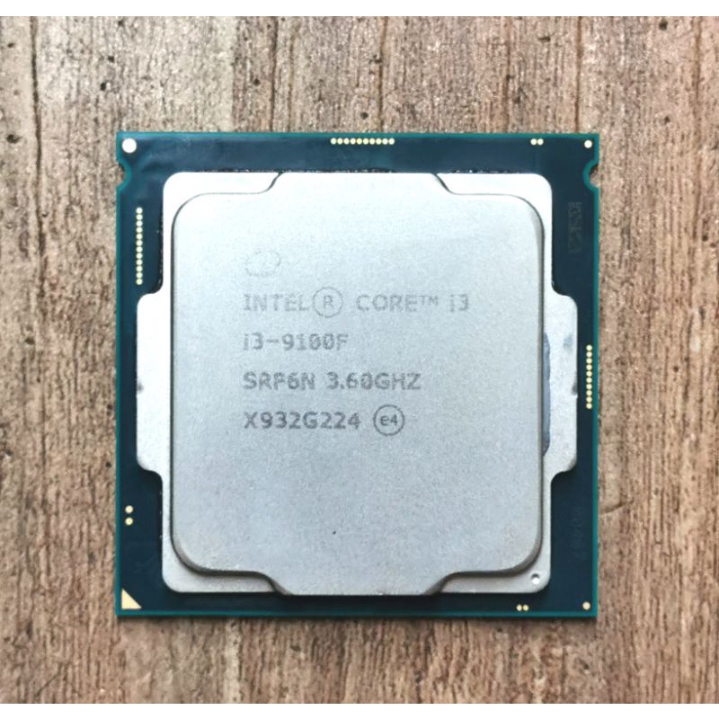 「9成新」intel 9代 i3 9100f cpu 4核心四線程 頻率3.6/4.2G