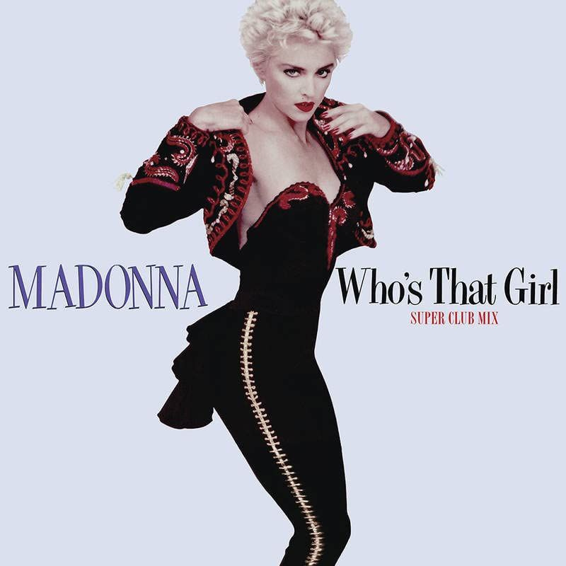 $龍格音響$，MADONNA：Who's That Girl混音版（紅色彩膠唱片）全新未拆封。