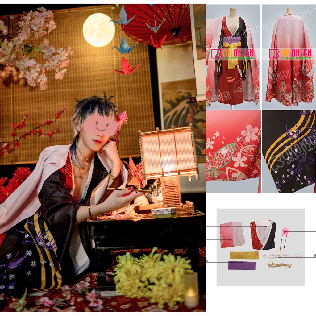 Idolish7 百momo 大正浪漫大正cos 千 Yuki 和服cosplay 服装偶像星願 蝦皮購物