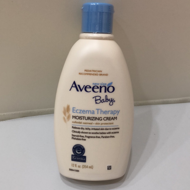 美國艾惟諾Aveeno Baby Eczema Therapy燕麥寶寶舒緩保濕乳霜 354ml 無香異敏現貨在